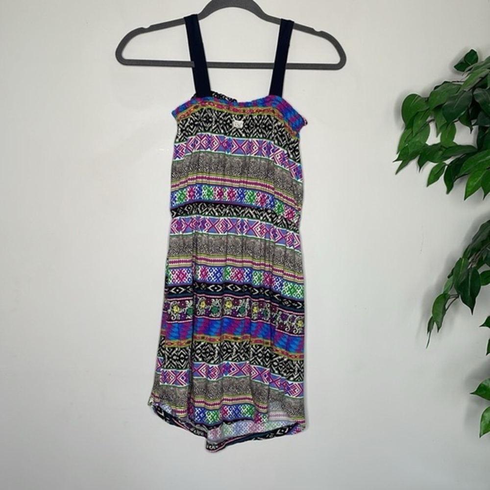 Billabong Purple and Blue Square Neck Midi Sundress - Picture 5 of 6